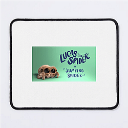 Lucas the Spider is family friendly Lucas The Spider Mouse Pads