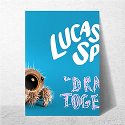 Lucas the Spider is a jumping spider Lucas The Spider Posters