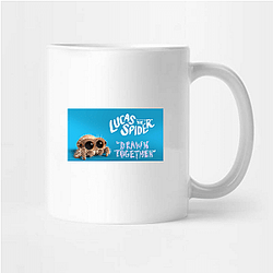Lucas the Spider is a jumping spider Lucas The Spider Mugs