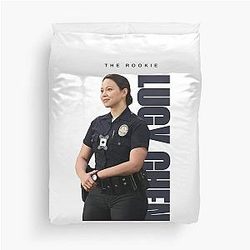 Lucy Chen Melissa O'Neil The Rookie Duvet Cover