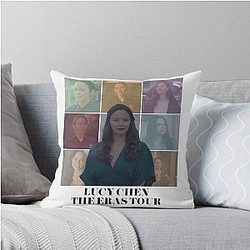 Lucy Chen The Eras Tour Throw Pillow