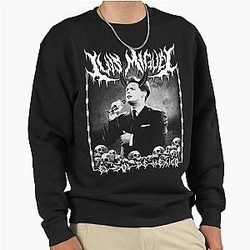 Luis Miguel El Sol de Mexico Metal Lettering Design Pullover Sweatshirt