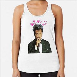 LUIS MIGUELIVES HEARTS Racerback Tank Top