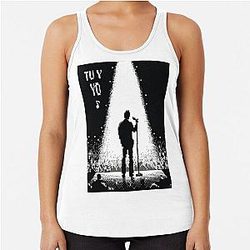 Luis Miguel You I Pixel Art Racerback Tank Top