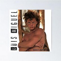 Luis Miguel Busca una Mujer album 1988 Poster