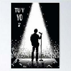 Luis Miguel You and I Pixel Art Poster