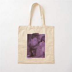 Luis Miguel Purple Cotton Tote Bag
