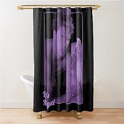 Luis Miguel Purple Shower Curtain