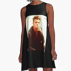 Luis Miguel A Line Dress