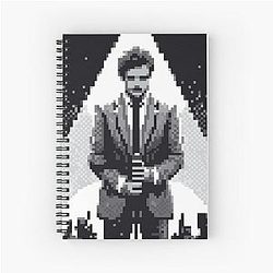 Luis Miguel Pixel Art Notebook