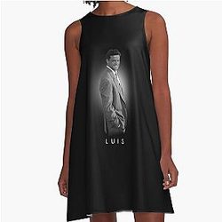 Luis Miguel Hoodie A-Line Dress