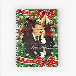 Luis Miguel Feliz Navidad Christmas Notebook