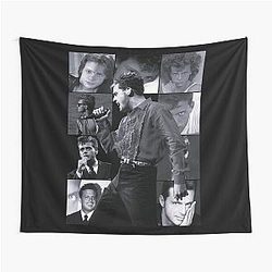 Luis Miguel Tour Eras Black White Tapestry
