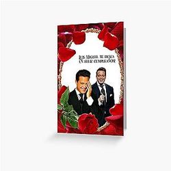 Luis Miguel Feliz cumpleanos Greeting Card