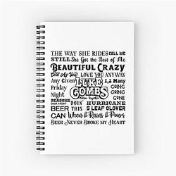Luke Combs Spiral Notebook