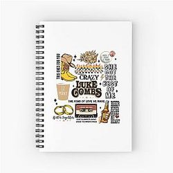 Luke Combs Vintage Music Country Spiral Notebook