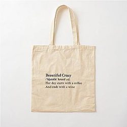 Beautiful Crazy Luke Combs Cotton Tote Bag