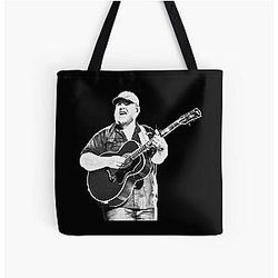 Luke Combs Retro All Over Print Tote Bag