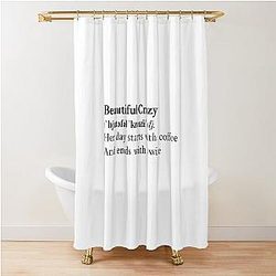 Beautiful Crazy Luke Combs Shower Curtain