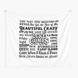 Luke Combs Song Title Tapestry