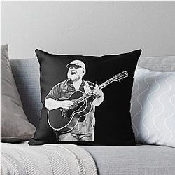 Luke Combs Retro Throw Pillow
