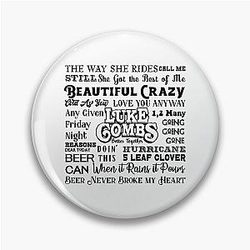 Luke Combs Song Collage Pin