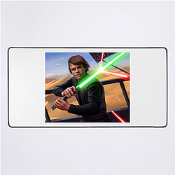 Luke Skywalker Merch For Fans Luke Skywalker Mouse Pads
