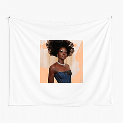 Red Carpet Queen Lupita Nyongo Tapestries