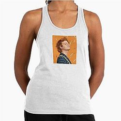 Mac DeMarco poster Racerback Tank Top