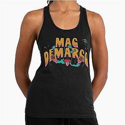 Love Funny Man Mac DeMarco Gifts for Everyone Racerback Tank Top