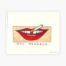 Mac DeMarco Teeth Sticker
