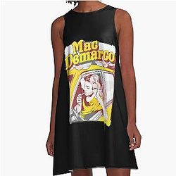Mac Demarco Car Graphic Art Merch By Amazon Redbubble Teepublic Limited Edition Perfect Gift A Line Dress