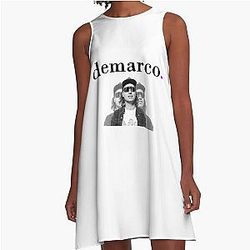 Mens Best Mac Demarco Namelogo Gifts for Movie Fans A Line Dress