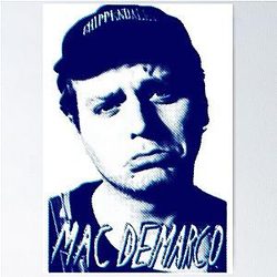 Mac DeMarco Blue Boy Poster