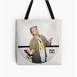 Singer Mac DeMarco Circle Design All Over Tote Bag
