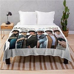 Stylized Maddox Batson Portrait Art Throw Blanket