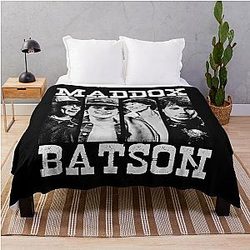 Maddox Batson Concert Tour 90s Fan Art Throw Blanket