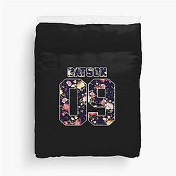 Maddox Batson Floral Jersey T-Shirt Duvet Cover