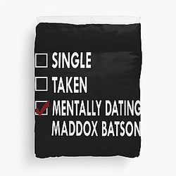 Mentally Dating Maddox Batson Duvet Cover