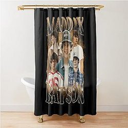 Maddox Batson Vintage 90s Pop Country Concert Tour Shower Curtain