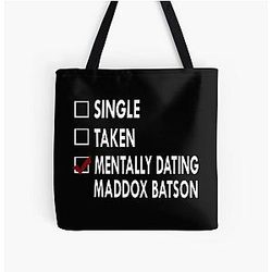 Mentally Dating Madxss  Batson  All Over Print Tote Bag