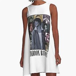 Maddox Batson Vintage 90s Pop Country Concert 2025 Tour Essential A-Line Dress