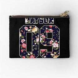 Maddox Batson Floral Jersey Classic T-Shirt Zipper Pouch