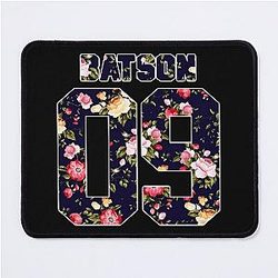 Maddox Batson Floral Jersey T-Shirt Mouse Pad