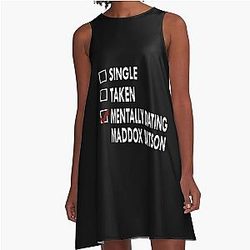 Mentally Dating Maddox Batson A Line Dress