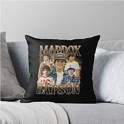 Maddox Batson Vintage 90s Country Concert Throw Pillow