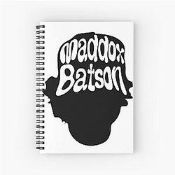 Maddox Batson Merch Spiral Notebook