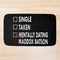 Mentally dating Maddox Batson Bath mat