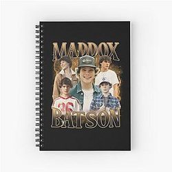 Maddox Batson Vintage 90s Pop Concert 2025 Tour Spiral Notebook