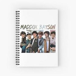 Stylized Maddox Batson Portrait Spiral Notebook